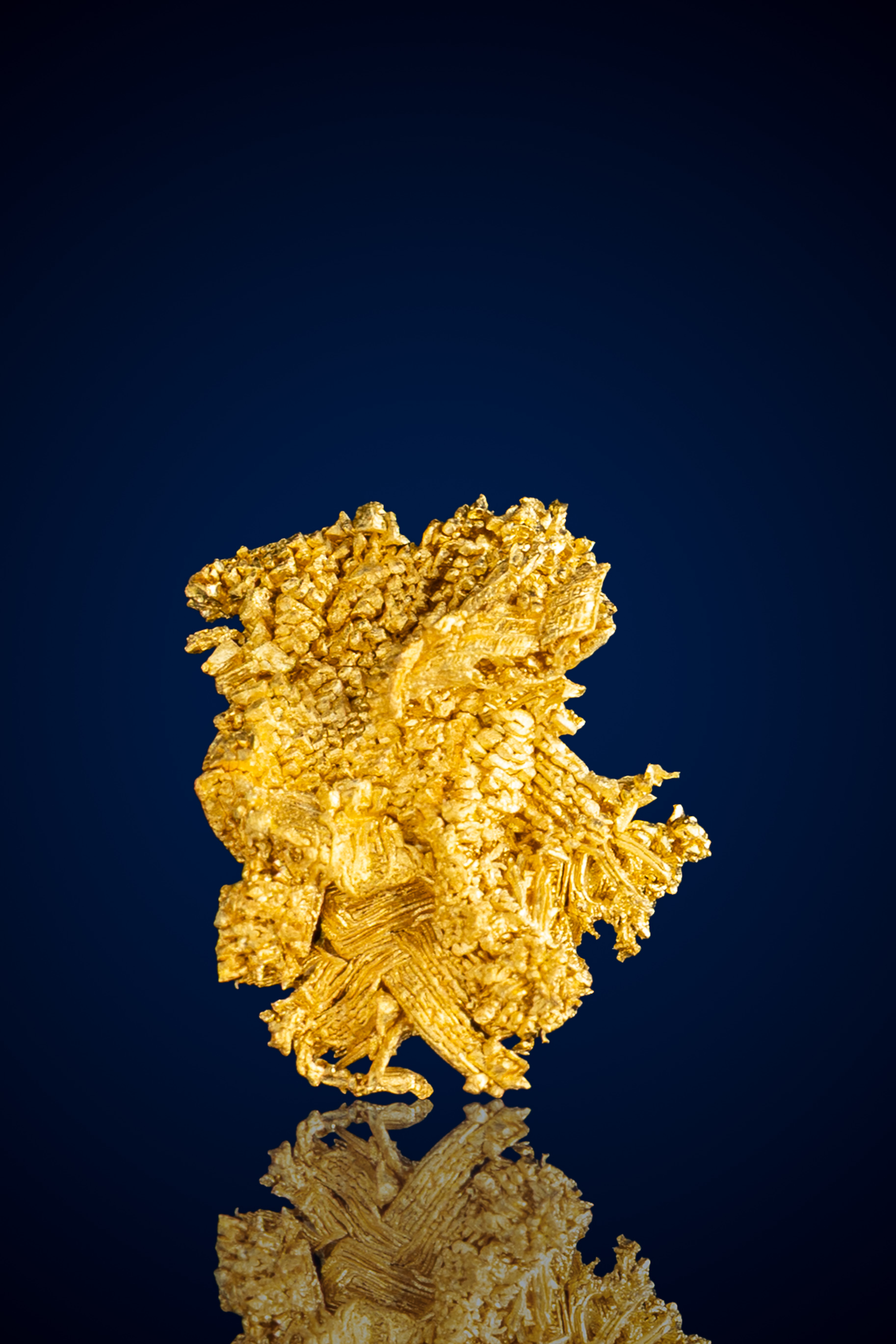 (image for) Lacey, Luxurious Crystallized Gold Nugget - Round Mountain, NV - 1.07 grams